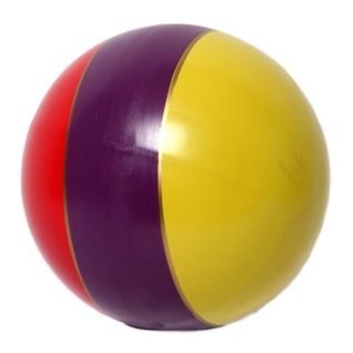 Полосатый лакированный мяч, 15 см Чебоксарский Завод