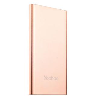 Аккумулятор внешний универсальный Yoobao Dual Inputs Lightning & microUSB YB-PL5 (USB выход: 5V 2.1A) Rose Gold 5000 mAh ORIG