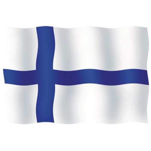 Maritim Флаг Финляндии морской из полиэстера 55 x 90 см 090 1203886