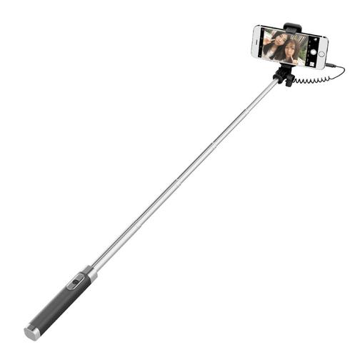 Монопод для селфи Rock Selfie stick with wire control & mirror II 42191262