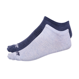 Носки низкие Starfit Sw-205, голубой меланж/синий меланж, 2 пары размер 35-38