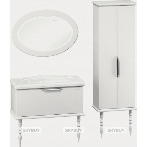 Мебель для ванной Edelform Decora 100 белый глянец 37956521 3