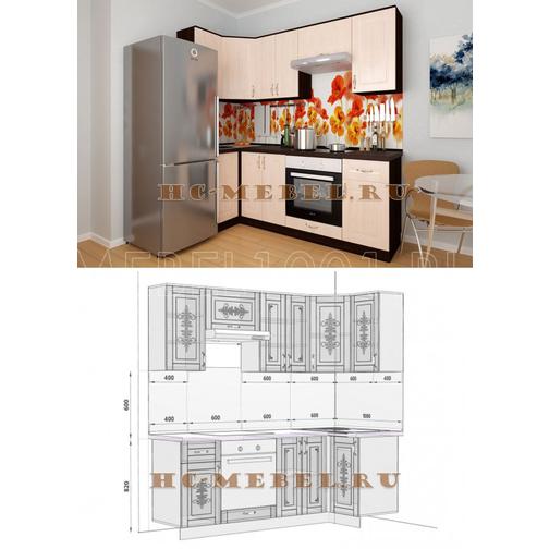 Кухня БЕЛАРУСЬ-8.6 модульная угловая, правая, левая 42507406