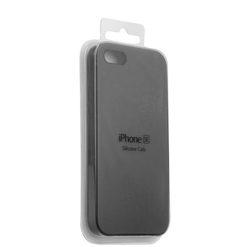 Чехол-накладка силиконовый Silicone Case для iPhone SE/ 5S/ 5 Угольно-серый №15 42526363