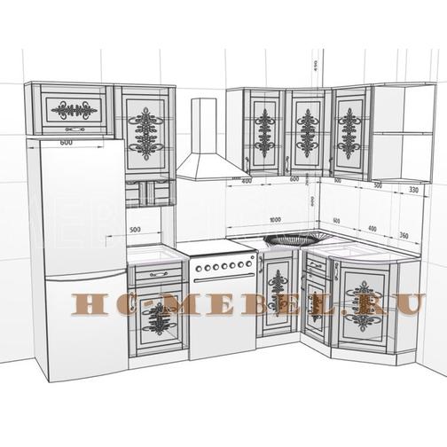 Кухня БЕЛАРУСЬ-9.2 модульная угловая, правая, левая 42507414