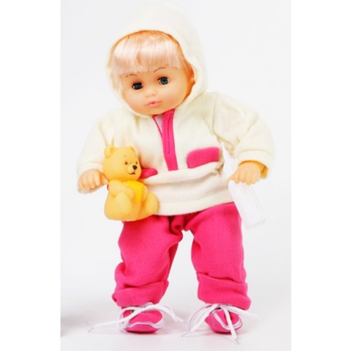 Кукла с бутылочкой и медвежонком, 38 см Shenzhen Toys 37720746 1