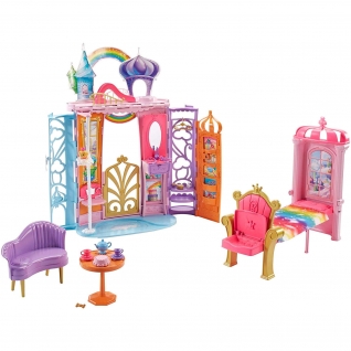 Переносной радужный дворец Барби Дримтопия Mattel