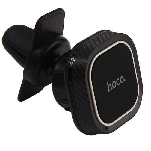Автомобильный держатель Hoco CA52 Intelligent air outlet in-car holder магнитный универсальный в решетку черный 42532335