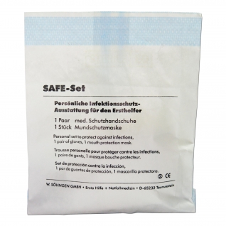 Набор первой помощи Safe Set L (перчатки, маска)