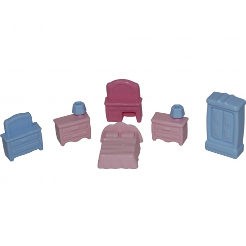 Набор мебели для кукол №1 (6 элементов в пакете) Полесье 37879314