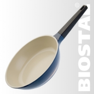 Сковорода BIOSTAL Bio-FPD-26 blue/beige