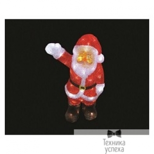 Neon-night NEON-NIGHT (513-273) Акриловая фигура "Санта Клаус приветствует" 30 см, 40 белых светодиодов