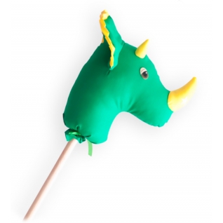 Динозавр-скакалка на палочке "Гоша", 90 см Коняша (Авалон)