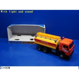 Инерционный грузовик с цистерной (свет, звук) Joy Toy