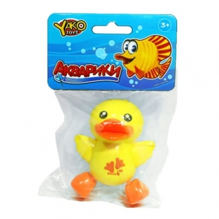 Заводная игрушка для ванны "Акварики" - Утенок Yako Toys