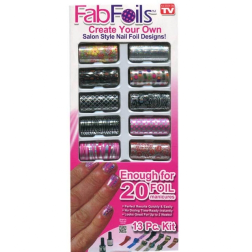 Маникюрный набор Fab Foils для украшения для ногтей 5246148