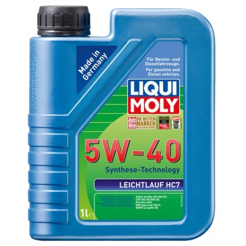 Моторное масло LIQUI MOLY Leichtlauf HC7 5W-40 1 литр 5926772