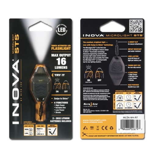 Inova Фонарь Inova Microlight STS, цвет оливково-черный 5025637