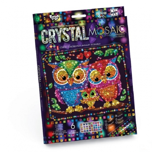 Набор для креативного творчества Cristal Mosaic - Совы Данко Тойс / Danko Toys 37730655