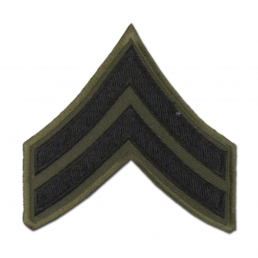 Знак ранга US Textil Чёрный Corporal 5018609