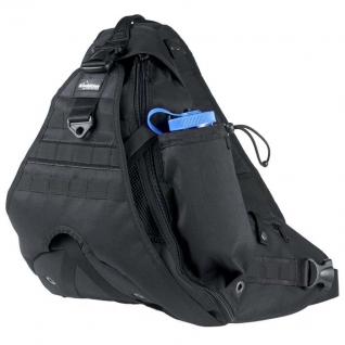 Однолямочный тактический рюкзак Kiwidition Maura, черный