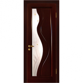 Дверное полотно МариаМ Ниагара ПВХ остекленное 600-900 мм