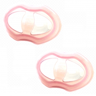 Прорезыватели для передних зубов "Первая стадия" с гелем, розовые, 2 шт. Tommee Tippee