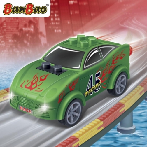 Конструктор Raceclub - Спортивный автомобиль, 22 детали BanBao 37705929 3