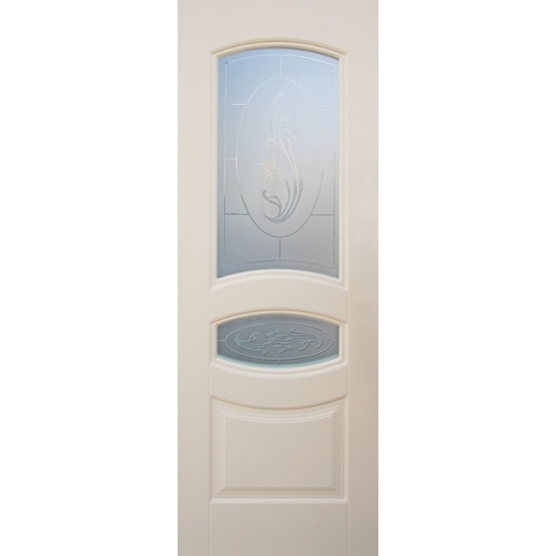 Дверное полотно МариаМ Флоренция остекленное лак (два стекла) 600-900 мм 6582960 1