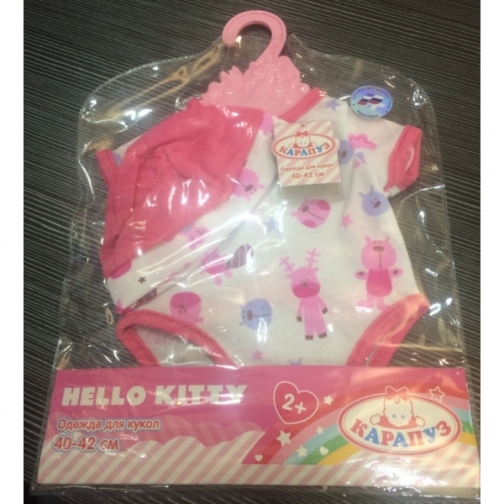 Комплект одежды для куклы Hello Kitty, 40-42 см Карапуз 37734148