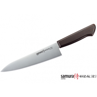 Керамические ножи, овощечистки. Подставки для ножей. Продукция Samura. Samura Нож кухонный стальной Шеф Samura Mo-V SM-0085/G-10 NW-SM-0085/G-10