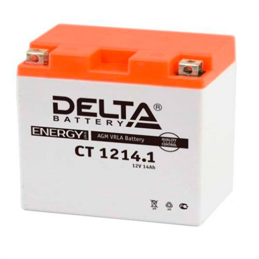 Мотоаккумулятор Delta CT 1214.1 (YTX14AH-BS) 14 Ач 37900400