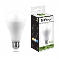 Светодиодная лампа Feron LB-100 (25W) 230V E27 4000K A65