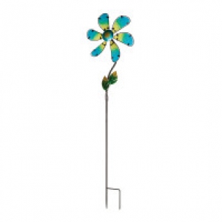 Штекер-флюгер садовый "Glass Flower", 92 см (зеленый) Gardman