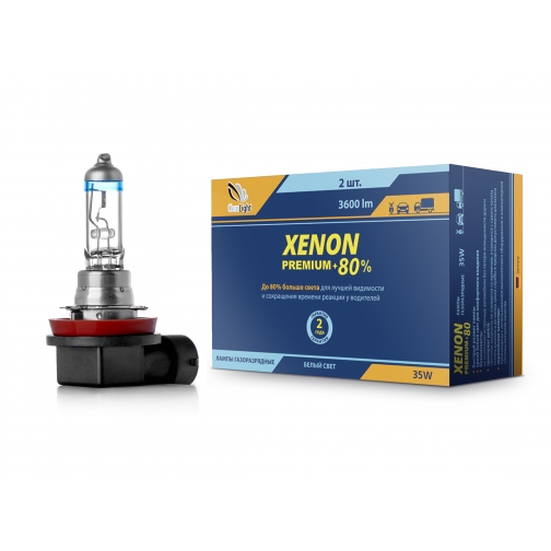 Лампа ксеноновая Clearlight Xenon Premium+80% HB3 PCL 0HB 300-2XP ClearLight 9065353