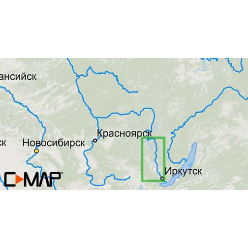 Карта C-MAP RS-N504 - Иркутск-Братск C-MAP 6452767