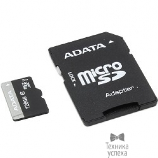 A-data Micro SecureDigital 128Gb A-DATA AUSDX128GUICL10-RA1 MicroSDXC Class 10 UHS-I, SD adapter