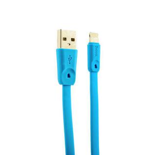 USB дата-кабель Hoco X9 High speed Lightning (1.0 м) Голубой