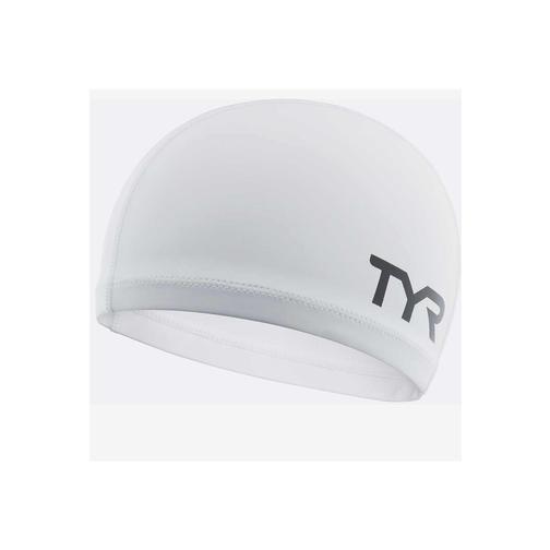 Шапочка для плавания Tyr Silicone Comfort Swim Cap, силикон, Lsccap/100, белый 42364362