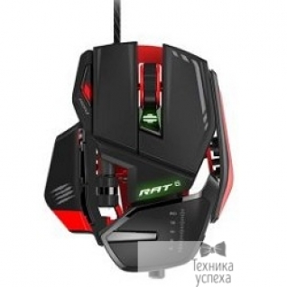 Mad Catz PC Мышь Mad Catz R.A.T.6 Gaming Mouse - Black/Red проводная лазерная (MCB4373200A3/04/1) PCAmc68
