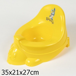 Горшок-игрушка (микс 2), темно-желтый Бытпласт