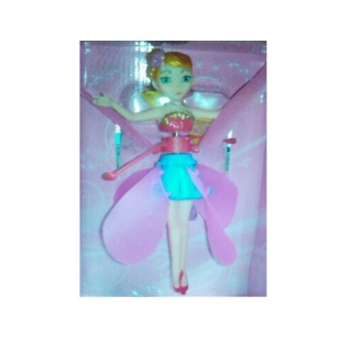 Кукла "Летающая фея" (свет), розово-бирюзовая Shantou