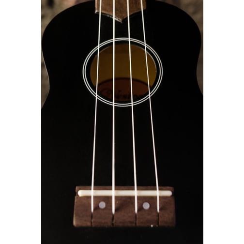 Укулеле - гавайская гитара, сопрано, Veston KUS-15BK, чёрная KUS 15 BK 42286191