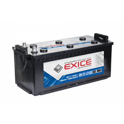 Аккумулятор грузовой EXICE STANDARD 6CT- 190.3 190 Ач (A/h) обратная полярность - ES 19001 EXICE (ЭКСИС) ES 6CT - 190 NR 2060579