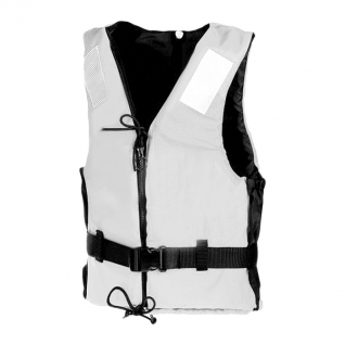 Жилет страховочный Marine Pool Active Zipper Reflex Vest белый 90+ (5000670 90+ W)