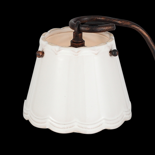 Настольная лампа St Luce Коричневый, Белый/Белый E14 1*40W 37397833 4