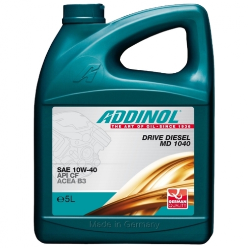 Моторное масло Addinol Drive Diesel MD 1040 10W40 5л 37640335