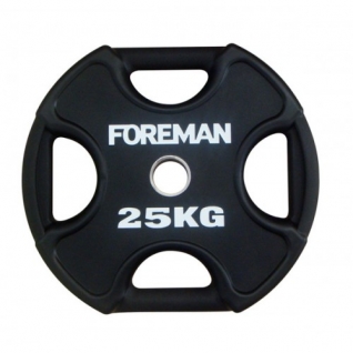 Foreman Диск X-Training уретановый FOREMAN FM/UPX-25KG-BK (25 кг)
