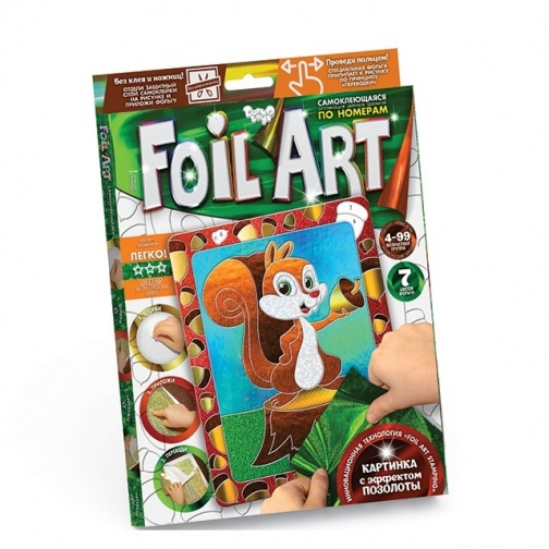 Набор для творчества Foil Art - Белка с орехом Данко Тойс / Danko Toys 37730830