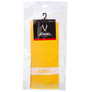 Гетры футбольные Jögel Ja-003, желтый/белый размер 32-34